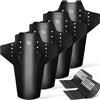 FETESNICE 2 Pezzi MTB Mudguard- Mountain Bike Protection Board da 29 Pollici in Fibra di Carbonio Testurizzata Anteriore e Posteriore con 10 attacchi Via Cavo. (FJ-TW-4PCS)