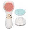 ciciglow Spazzola Pulizia Viso Elettrica, Spazzola Viso con 3 Testine, 6000 Giri/min Spazzola Face Spin ricaricabile per pulizia profonda, esfoliante