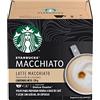 STARBUCKS Nescafé Dolce Gusto Latte Macchiato, caffè, Latte, Capsule di caffè, 12 Capsule