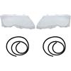 BESTPRICE 2x fari principali anteriori sinistro + destro, compatibili con BMW 3 (E46), 3 Touring (E46)