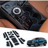 BIXUAN NQ5 2024 compatibile con Kia Sportage NQ5 2022 2023 2024 2025 Tappetini Antiscivolo per Console Centrale Braccioli Tappetini in Gomma Supporto per Bevande Antiscivolo Cuciture Porte, 14 pezzi