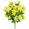 Flair Flower Mazzo di Fiori Artificiali, Campanelle, Mini Gigli, Fiori Artificiali, Fiori Decorativi, Bouquet, Bouquet, Matrimonio, casa, Decorazione da Tavolo, Giallo