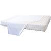 Generico SIREBUY Traversa Coprimaterasso in Cotone Spesso 100x240 cm Protezione Totale Letto Matrimoniale - Impermeabile, Lavabile Oltre 200 Volte, Morbido e Ipoallergenico (Confezione 1 pz)
