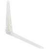Merriway Bulk Hardware BH05483 Staffa Porta Mensole in Stile Londinese, 200 x 150 mm, Bianco, Set di 8