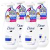 Dove Idratante Mousse Detergente Viso per Pelli Secche - 4 Flaconi da 160 ml
