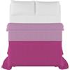 Corredocasa Trapuntino Primaverile 250g Royal Tinta Unita Double Face Disponibile in Diverse Colorazioni e Misure (Fucsia/Rosa, Singolo)