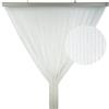 Tata Home Tenda Antimosche Perline a Goccia per Porta Finestra a Pannello Moschiera con Catenelle da Esterno Tenda Divisoria da Interno Misura 120x220 cm Trasparente Mod. Christal