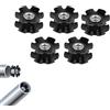Hominas Dado a Stella per Bicicletta 5 Pezzi 28,6 mm Ciclismo Forcella Anteriore Star Nut per Mountain Road Bicicletta Steer Tube