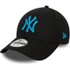 New Era 9Forty - Berretto New York Yankees, colore: Nero, Nero , Taglia unica