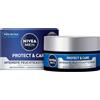 NIVEA MEN Protect & Care - Crema idratante intensiva per la cura del viso lenitiva per uomini, 48 ore, idratante per il viso con aloe vera e vitamina B5 (50 ml)