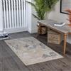 Livabliss Cuerogier Tappeto Vintage Tappeto per Soggiorno, Corridoio, Cucina Tappeti Salotto Classico, Orientale, leggera Manutenzione Pelo Corto, Grande, 80x150 cm Avorio