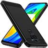 iVoler Cover per Xiaomi Redmi Note 9 / Xiaomi Redmi Note 9 NFC, [Protezione Antiurto di Grado Militare] Custodia Sottile Morbida in Silicone TPU Anti-Impronte Anti-Graffio Protettiva Case, Nero