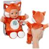 BABY born Fox, morbida bambola volpe da 26 cm con orecchie e tasche per le dita, 836606 Zapf Creation