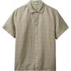 United Colors of Benetton Camicia 55B6UQ03H, Verde Oliva 6W9, L Uomo