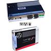 GK SOUND 1 AUDIO SYSTEM F2-400 F2 400 amplificatore 2 canali 2 x 280 watt rms a 2 ohm spl bagagliaio cofano auto, 1 pezzo + 3 sticker omaggio