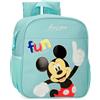 Disney Joumma Disney Mickey Fun with Friends Zaino prescolare adattabile a carrello blu 21 x 25 x 10 cm Poliestere 5,25 L, blu, Taglia unica, Zaino prescolare adattabile a carrello