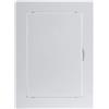 Vent Systems Pannello di Accesso in ABS Bianco, 100 x 150 mm (Dimensioni interne), per Cartongesso, Pareti e Soffitti. Copertura per Fori Elettrici e Idraulici