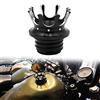 SaferCCTV King Crown - Tappo serbatoio carburante in alluminio per moto, colore: nero