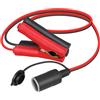Dongge Presa accendisigari 12V 24V a Pinza Coccodrillo Tipo di Batteria Diretta Lunghezza 50cm 20A