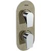 Bristan Mhou Shcdiv CS Shimmer, Deviatore Rubinetto e per Doccia, Clessidra a Doppia Valvola di Controllo, Colore: CromatoChampagne