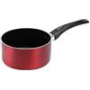 Sitram 712386 - Casseruola in alluminio pressato CHERRY Ø 16 cm, rivestimento antiaderente, colore rosso metallizzato, tutti i piani cottura, induzione