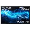 Optoma - Lavagna Interattiva 86' LED Touch H1F0H05BW101 3840 x 2160 4K Ultra HD