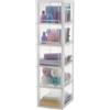 Iris Ohyama Cassettiera in Plastica, Portaoggetti, 5 Cassetti Grandi, Bianco, Apertura Facile, Formato A4, A5 e A6, Organizzatore, Per Ufficio, Scuola, Cartoleria, Senza BPA, Contenitore, DDOCH-2500