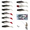 suaywo 10 Pezzi Esche da Pesca Esche Artificiali Spinning Mare Esca Finta Esche Artificiali Silicone Swimbait Luccio Esca da Pesca per Acqua Dolce, Acqua Salata per Luccio, Persico, Luccioperca