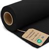 Amazinggirl Tessuto al metro cotone 5M x 160 cm - Tessuti e stoffe per cucito creativo decorazione e fai da te Stoffa ideali per abbigliamento arredamento Oeko-Tex 2. Nero