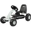 HyperMotion Go-Kart a Pedali per Bambini CHESTER, Go-Kart con due Modalità di guida per Bambini 3-5 anni, Auto per Bambini, Auto per Bambini dai 3 anni, Peso fino a 30 kg, Grigio