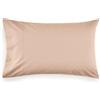 Bassetti - Set 2 Federe coppia di due federe per Cuscini Letto Matrimoniale in Cotone Fodere Cuscino 50x80 cm Corda 4P