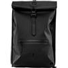 RAINS Roll Top Uomo Backpack Nero ONE SIZE