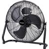 Galileo Ventilatore da Terra Box Fan Industriale a 3 Pale Potenza 65 Watt 3 Velocità colore Nero - 5913644 CromoFresh