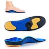 TOPSOLE Solette Ortopediche, Plantari pei fascite plantare,supporto per arco alto Solette,Piedi piatti, metatarsalgia, sperone calcaneare,solette scar (46-47 EU 29.5cm, Blue)
