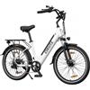 ESKUTE C100 Bicicletta elettrica, motore da 250W, batteria da 36V 10.4Ah, pneumatici da 26*1.75' - Bianco
