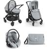 Cam Comby Passeggino Trio Leggero Compatto Pieghevole 0-3A Grigio