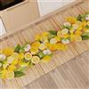 PETTI Artigiani Italiani - Tappeto Cucina Antiscivolo Lavabile in Lavatrice, Passatoia Cucina, Tappeto Cucina Lungo, 52x240 cm, Disegno Lemon 100% Made in Italy