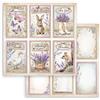 Carta Scrap Lavender 6 cards Stamperia