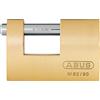 ABUS Lucchetto in ottone 82/90 - Lucchetto monoblocco per griglie a rullo, distributori automatici, contenitori e molto altro. - Bullone di chiusura in acciaio temprato - Livello di sicurezza 7