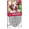 Advantix Spot On Per Cani Da 10 A 25 Kg Soluzione 4 Pipette Da 2,5Ml