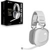 Corsair HS80 RGB Wireless Cuffia Gaming con Microfono Premium con Audio Surround 7.1 - bianco
