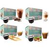 Caffè Vulcanus - kit assaggio 60 capsule ai gusti: Caffè Ginseng, Cioccolato, Cortado, Nocciolino - capsule compatibili con le macchine Nescafe* Dolce Gusto*