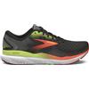 Brooks Ghost 16 Black/Mandarin Red/Green da Uomo