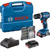 Senza Marca/Generico Bosch Professional 18V System Trapano Avvitatore con Percussione a Batteria GSB