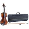 GEWA Set Violino Allegro VL 1 - 1/8 pronto per suonare, acero massello europeo e abete europeo, verniciato a mano, arco Massaranduba, corde Larsen Aurora, custodia per violino