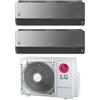 LG Climatizzatore Condizionatore Lg Dual Split 9+12 Inverter Art Cool Mirror 9000+12000 Btu Con U.e. Mu2m17 Ul3