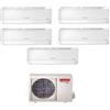 Ariston Climatizzatore Condizionatore ARISTON Penta Split 9000+9000+9000+9000+12000 Btu Inverter Serie ALYS PLUS con PENTA 121 XD8C-O R-32 WI-FI OPTIONAL 9+9+9+9+12