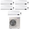 Samsung Climatizzatore Condizionatore Samsung Penta Split Inverter serie Cebu da 9000+9000+12000+12000+12000 con AJ100TXJ5KG R-32 Wi-Fi Integrato 9+9+12+12+12 A++/A+