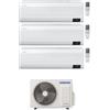 Samsung Climatizzatore Condizionatore Samsung Trial Split Inverter serie Windfree Elite 7000+12000+12000 con AJ068TXJ3KG R-32 Wi-Fi 7+12+12 A++/A+