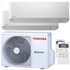 Toshiba Climatizzatore Condizionatore Toshiba Dual Split Inverter serie SEIYA 7+13 con RAS-2M18U2AVG-E R-32 Wi-Fi Optional 7000+13000